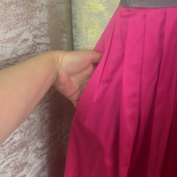 Nine West Women’s Pink/Gray Sleeveless Dress With Pockets Size 6 - Picture 6 of 14